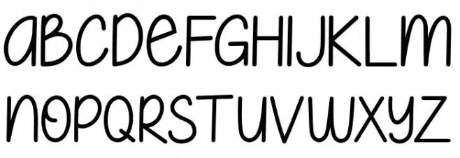 Lovelly Autumn Font Litere mari