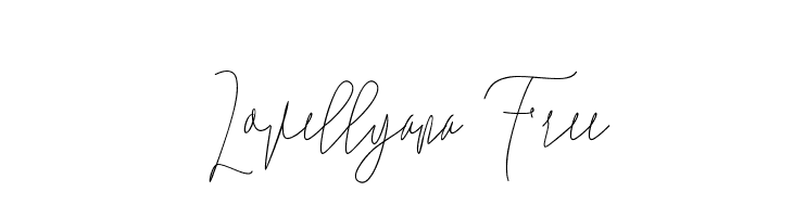 Lovellyana Free  フリーフォントのダウンロード