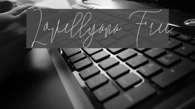Lovellyana Free Font examples