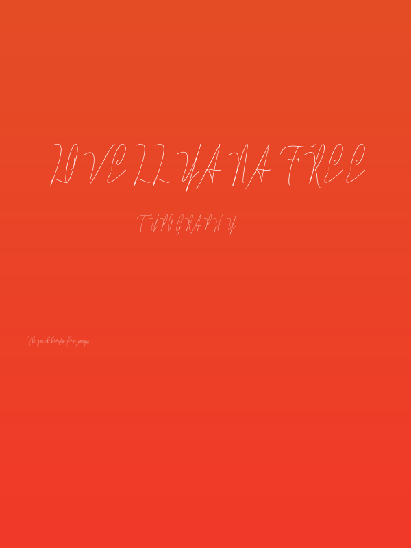 Lovellyana Free Poster