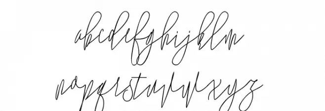 Lovellyana Free Caratteri MINUSCOLO