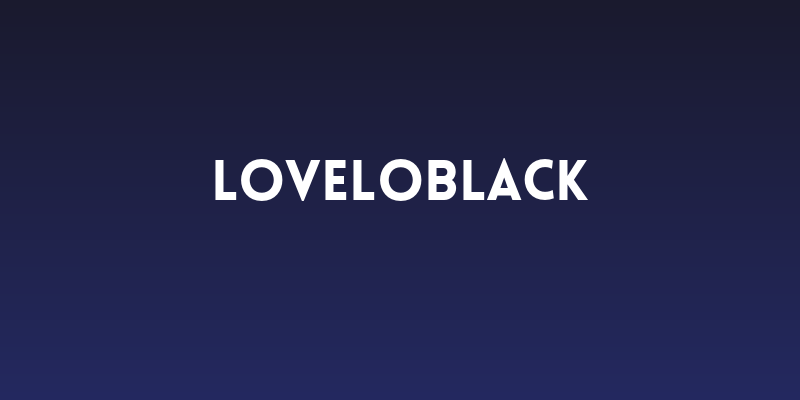 LoveloBlack Social Header