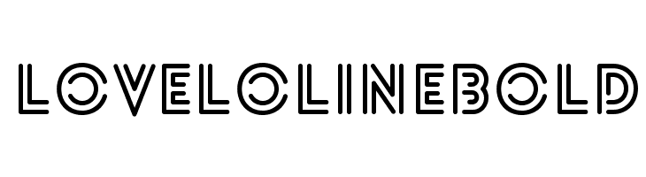 LoveloLineBold  免费字体下载