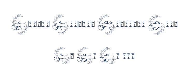 Lovely Amelina Monogram Demo Font Preview