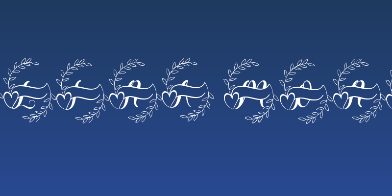 Lovely Amelina Monogram Demo Social Header