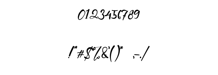Lovely Australia Font OTHER CHARS
