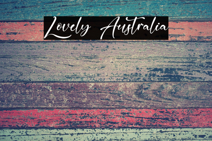 Lovely Australia Example 1