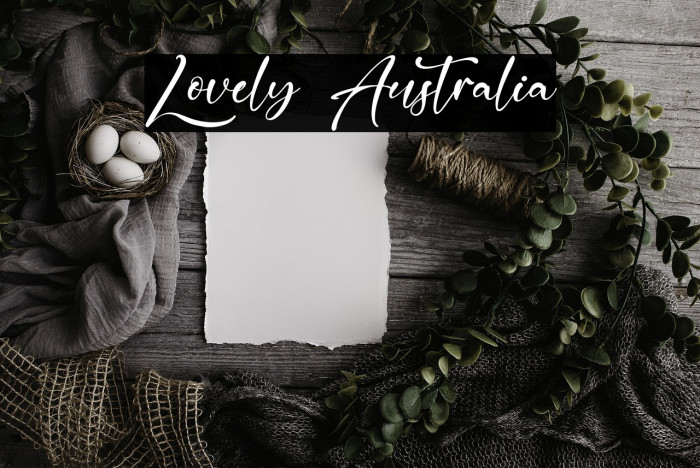 Lovely Australia Example 2