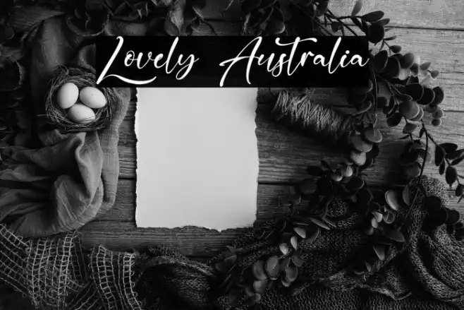 Lovely Australia Example 2