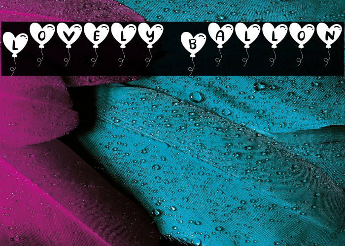 Lovely Ballon Example 2