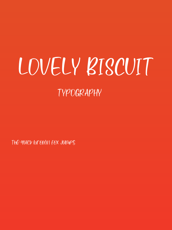 Lovely Biscuit Poster