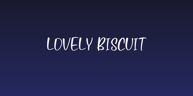 Lovely Biscuit Social Header
