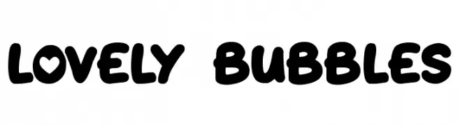 Lovely Bubbles  Fuentes Gratis Descargar