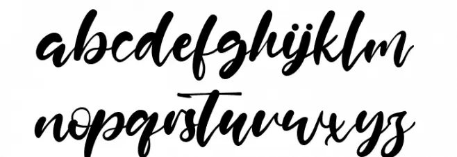 Lovely California خط أحرف صغيرة