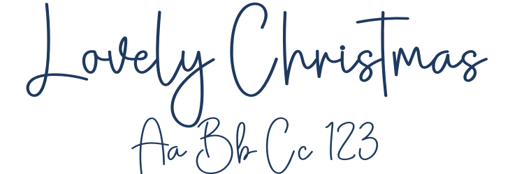 Lovely Christmas Font Preview