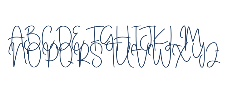 Lovely Christmas Uppercase