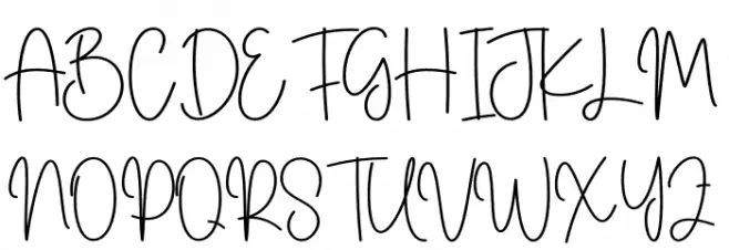 Lovely Christmas Polices MAJUSCULES