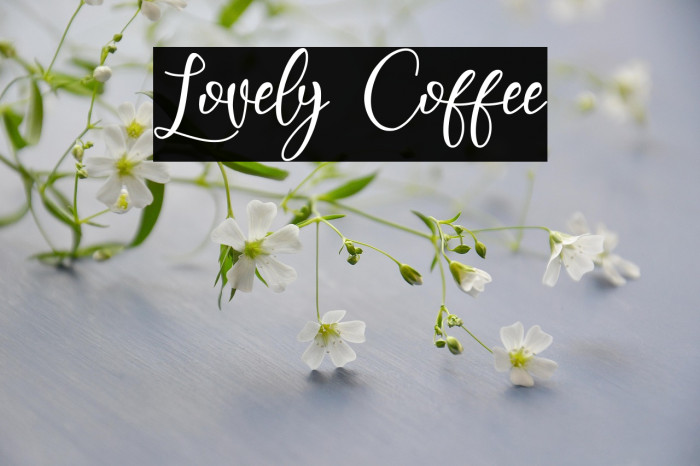 Lovely Coffee Example 2