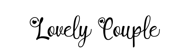 Lovely Couple  Frei Schriftart Herunterladen