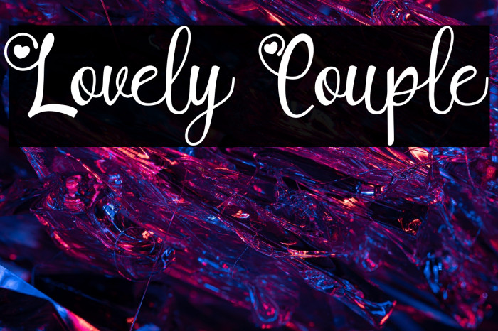 Lovely Couple Example 2