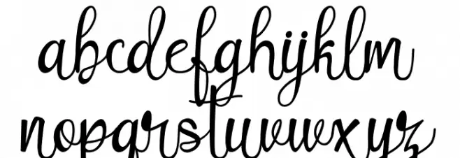 Lovely Couple Caratteri MINUSCOLO