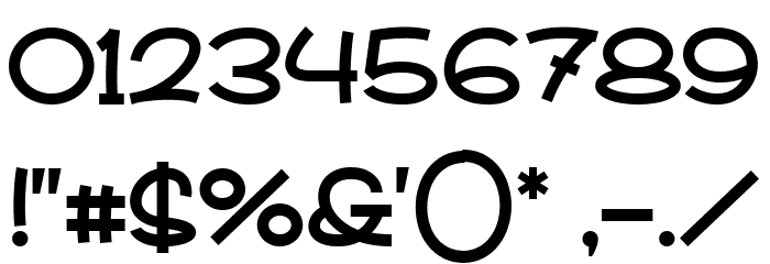 Lovely Creamy Regular Font OTHER CHARS