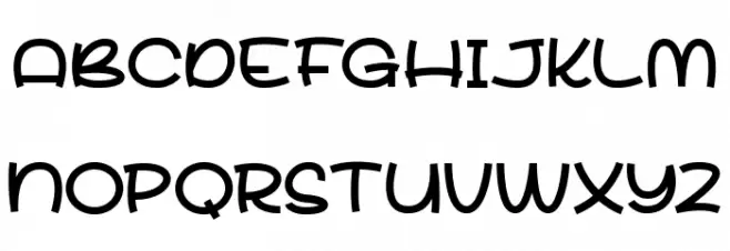 Lovely Creamy Regular Schriftart Groß