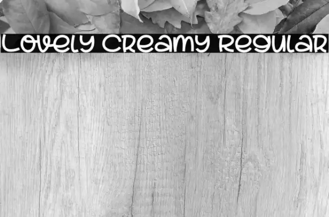 Lovely Creamy Regular Example 2