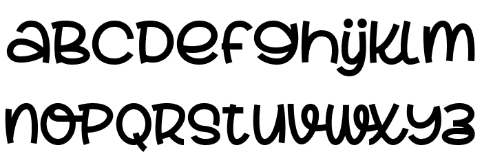 Lovely Creamy Regular Font LOWERCASE