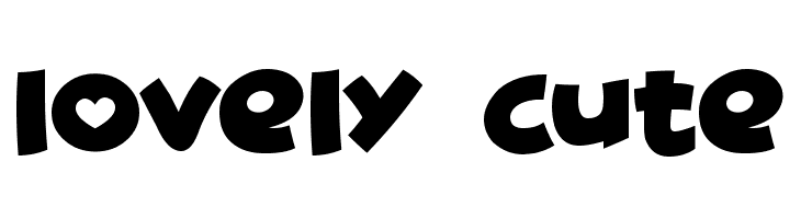 Lovely Cute  font caratteri gratis