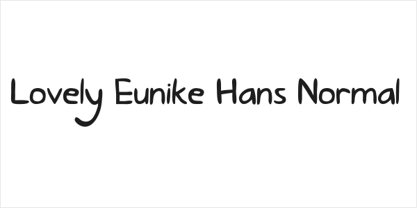 Lovely Eunike Hans Normal Logo