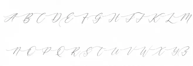 Lovely Garden Italic Fuentes MAYÚSCULAS