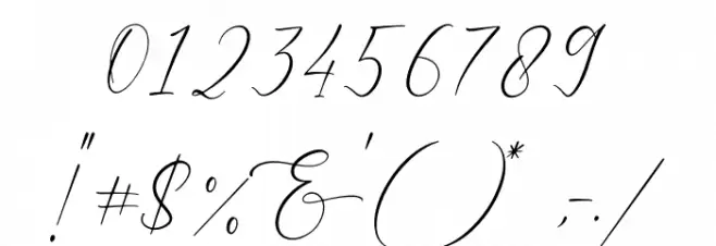 Lovely Garden Font OTHER CHARS