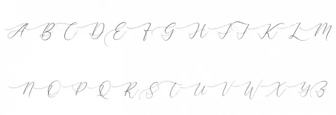 Lovely Garden Schriftart Groß