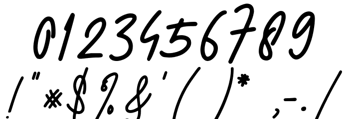 Lovely Garland Font OTHER CHARS