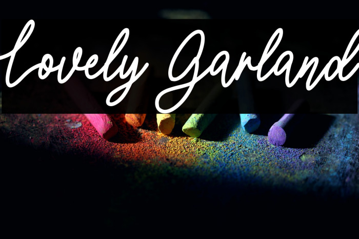 Lovely Garland Example 3