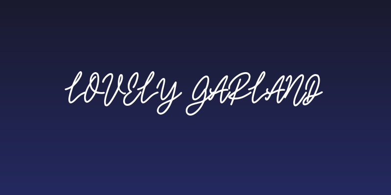 Lovely Garland Social Header