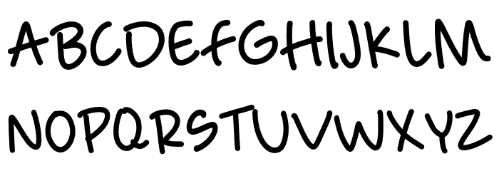 Lovely Ghosting Font UPPERCASE