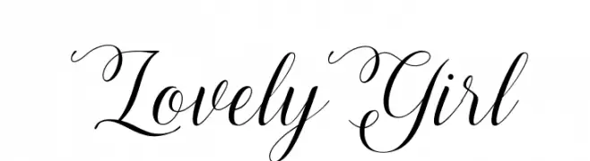 Lovely Girl  Frei Schriftart Herunterladen