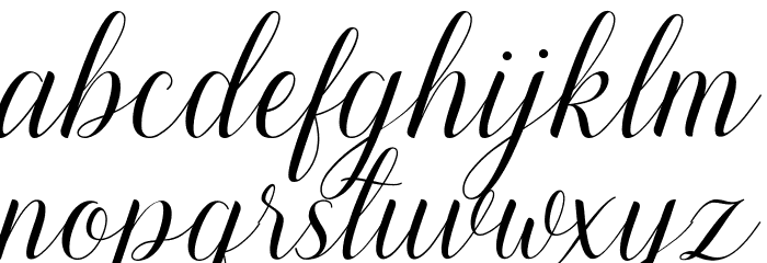 Lovely Girl Font LOWERCASE