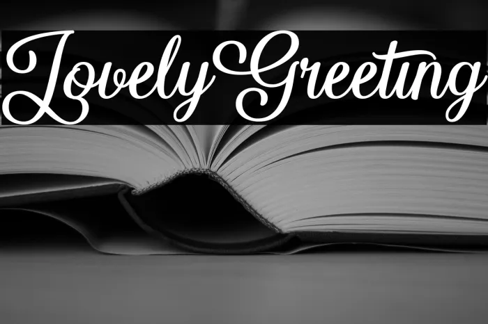 Lovely Greeting Example 2