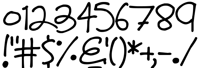 Lovely Grooves 2 Font OTHER CHARS