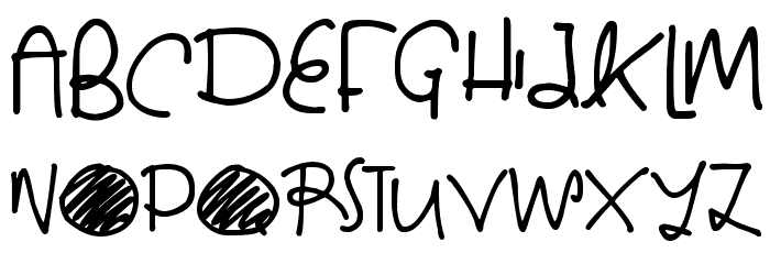 Lovely Grooves 2 Font LOWERCASE
