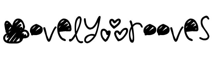 Lovely Grooves Schriftart