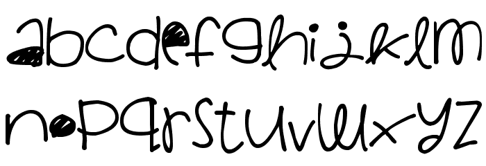Lovely Grooves Font LOWERCASE