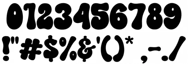 Lovely Groovy Regular Font OTHER CHARS