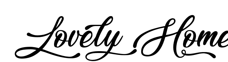 Lovely Home  免费字体下载