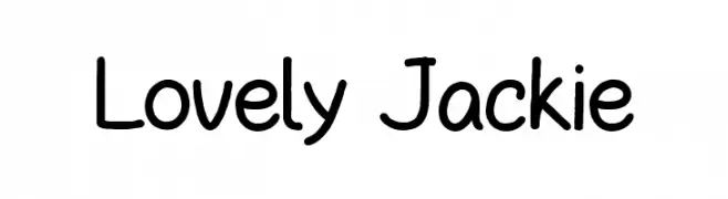Lovely Jackie Schriftart