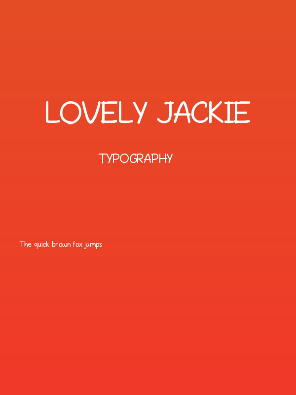 Lovely Jackie Poster