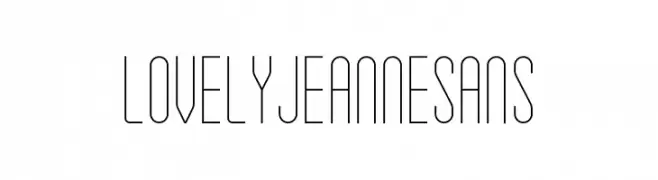 Lovely Jeanne Sans  baixar fontes gratis